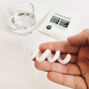 Hand mouldable thermoplastic plastic polymer. Low temperature morph material for crafts, diy, cosplay and more. White Polymorph morph smart material. Fix, repair and make.